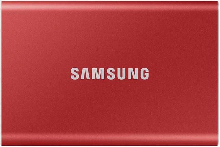 Внешний SSD Samsung Portable T7 1Tb Red (MU-PC1T0R/WW)