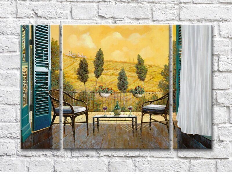 Pictură ArtPoster A Table on the Veranda (3470942)