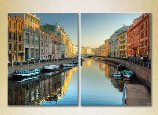 Pictură ArtPoster Canal of St. Petersburg 01 (2502432)