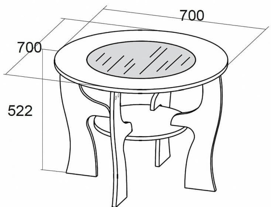Журнальный столик чертеж. Стол журнальный 5 св мебель. Журнальный столик SV-мебель №5. Чертеж круглого журнального столика. Чертеж круглого стола.