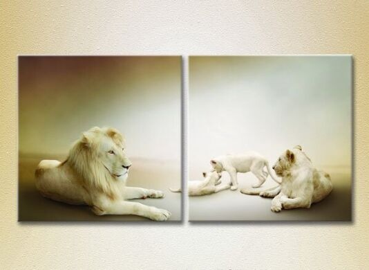 Pictură ArtPoster Family of lions (2603007)