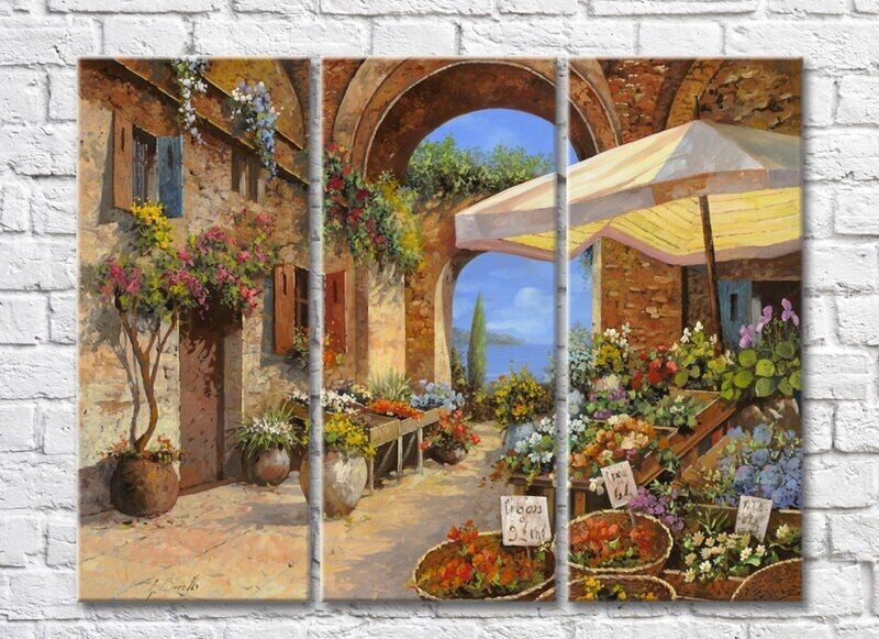 Картина ArtPoster Flower Market (3470911)