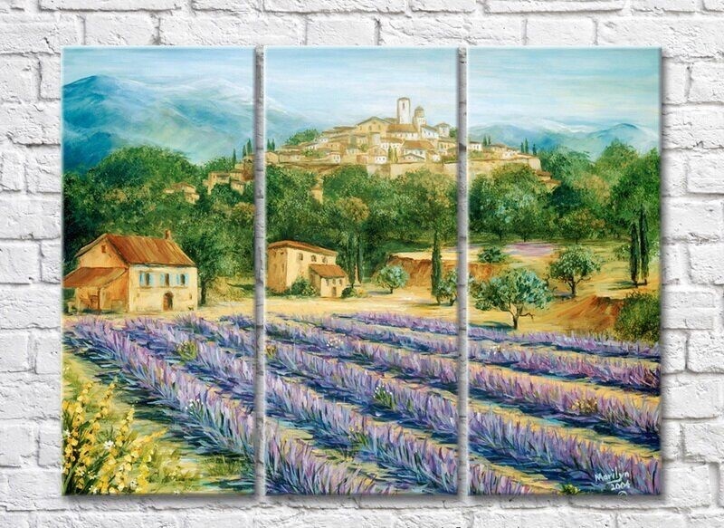 Pictură ArtPoster Lavender Field (3470913)