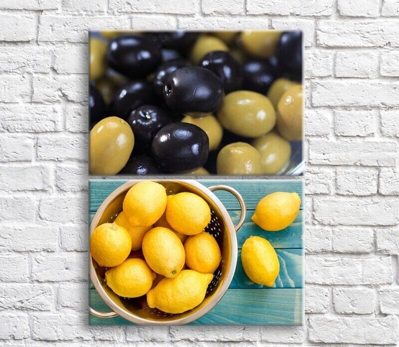 Картина ArtPoster Lemons Black and Green olives (3478792)
