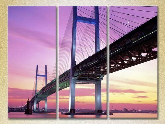 Картина Magic Color Triptych Japan, Yokohama (2658548)
