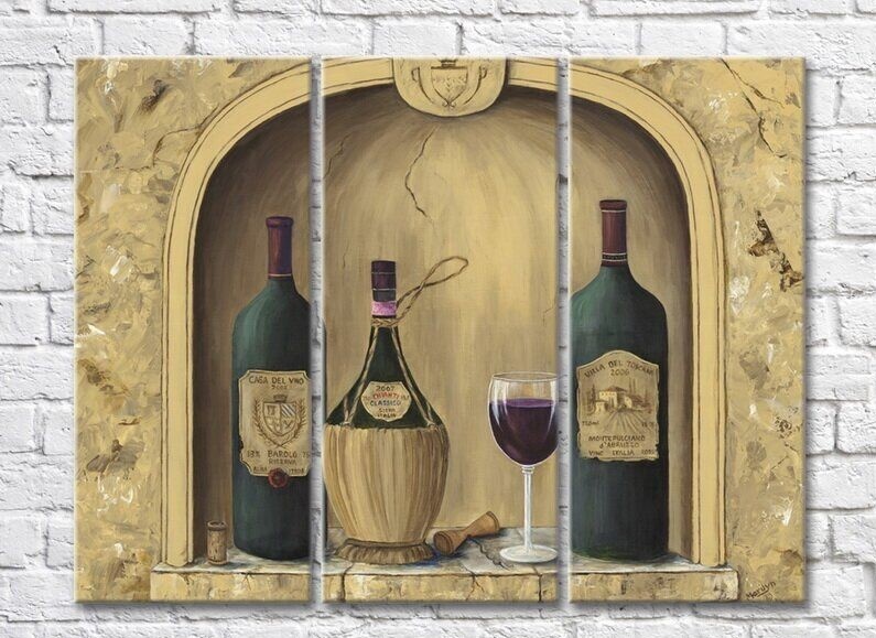 Pictură ArtPoster Still Life Wine in the Bottle (3470924)