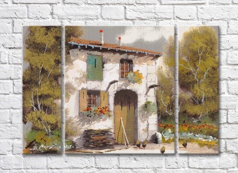 Картина ArtPoster Two-Storey House and Garden (3470951)