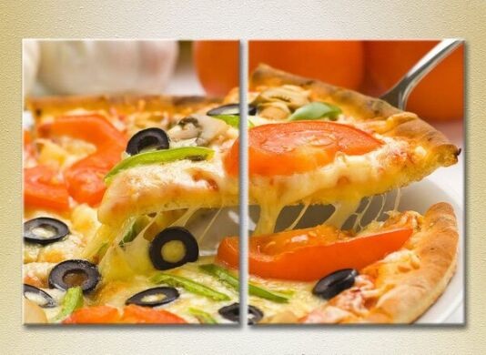 Картина ArtPoster Vegetable pizza (2602779)