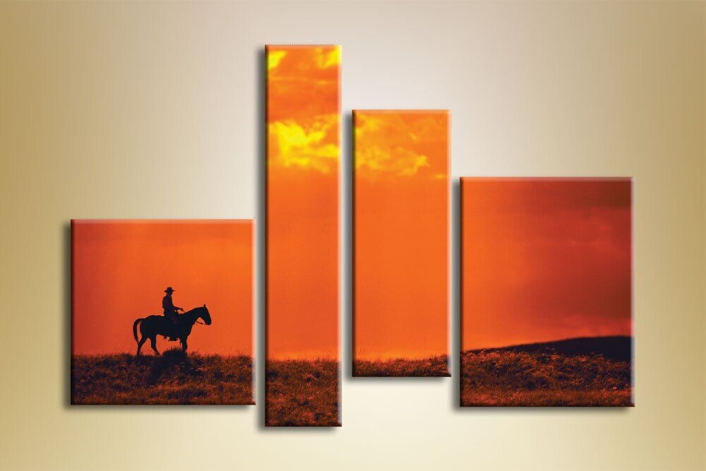 Картина Rainbow Cowboy at Sunset (1150553)