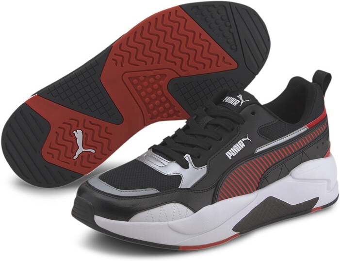 Adidași pentru bărbați Puma Ferrari Race X-Ray 2 Puma Black/Rosso Corsa 36