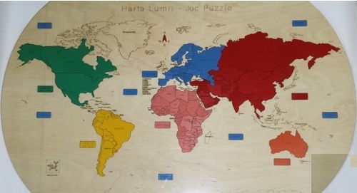 Puzzle Edujoc 98 World Map (hartalumii)