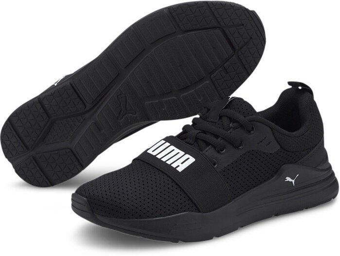 Кроссовки детские Puma Wired Run Jr Puma Black/White 36