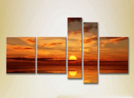 Картина Rainbow Polyptych Sunset 06 (2224815)