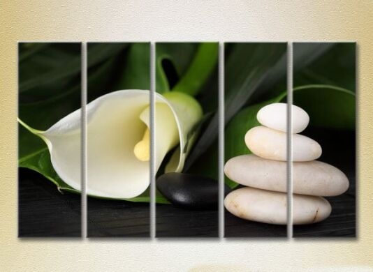 Pictură Rainbow Polyptych White Calla lilies 07 (2932905)