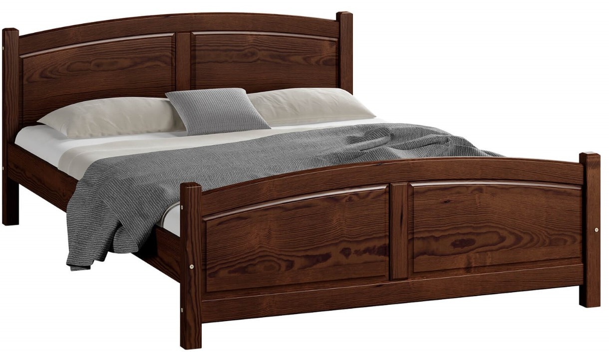 Кровать Poland Mela 180х200 Walnut
