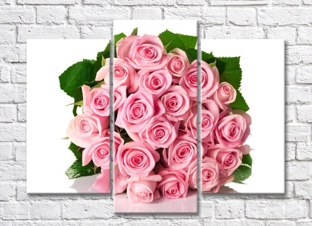 Картина Rainbow Round bouquet of pink roses (500368)