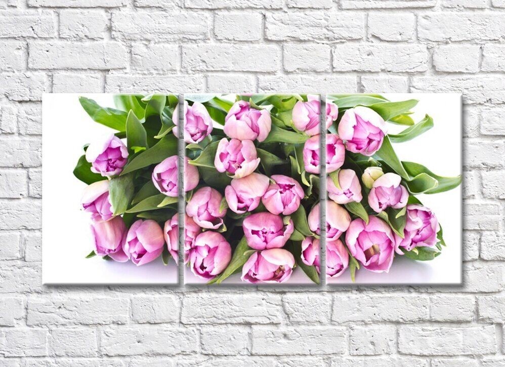 Pictură Gallerix Lush bouquet of lilac tulips (500552)