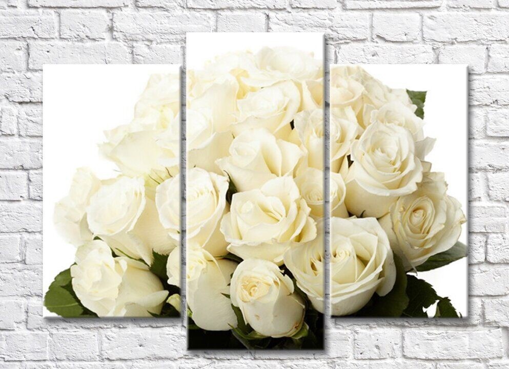 Картина Gallerix Lush bouquet of white roses (500546)