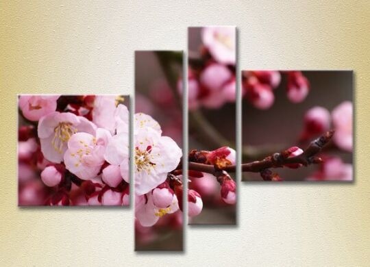 Картина Gallerix Polyptych Blossoming Branch 02 (2932370)
