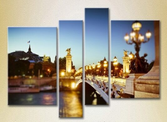Pictură Gallerix Polyptych France Paris Seine 01 (2718208)