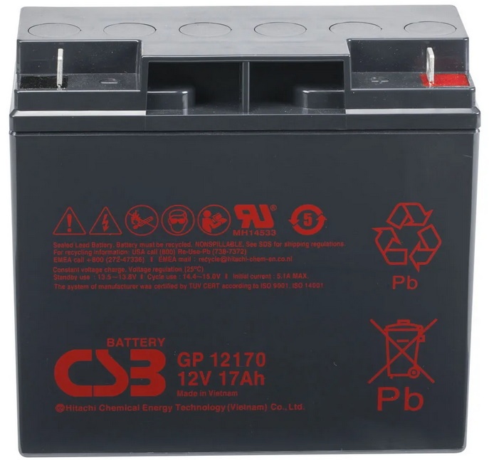 Bateria acumulatorului CSB GP12170