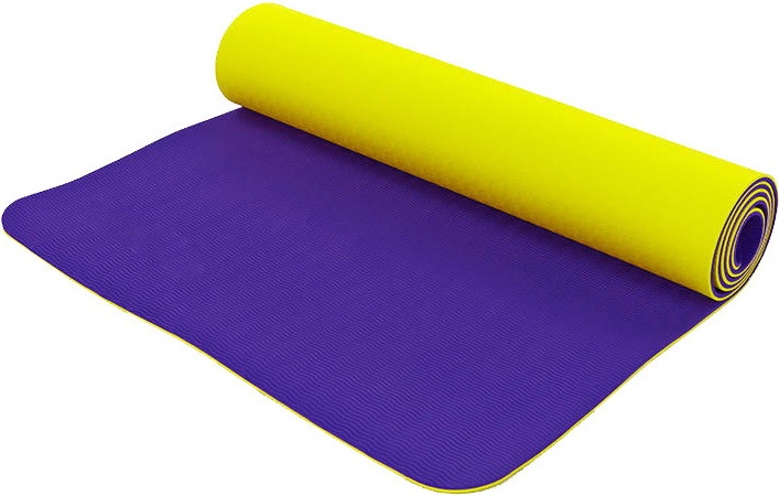 Коврик для йоги Isolon Yoga Asana Violet/Yellow
