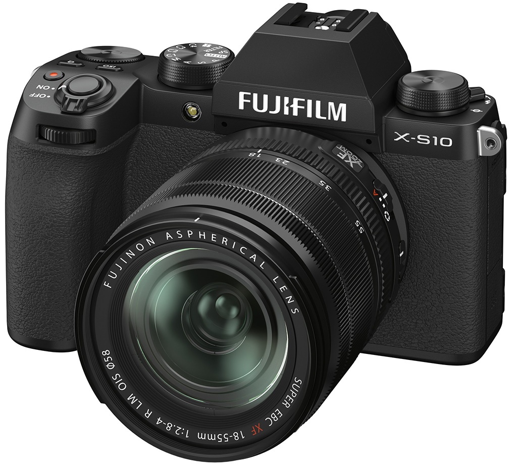 Aparat foto digital Fujifilm X-S10 Black + XF18-55mm Kit