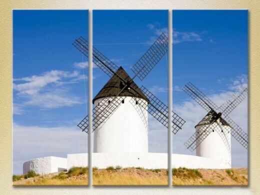 Картина Magic Color Triptych Windmills (2658425)