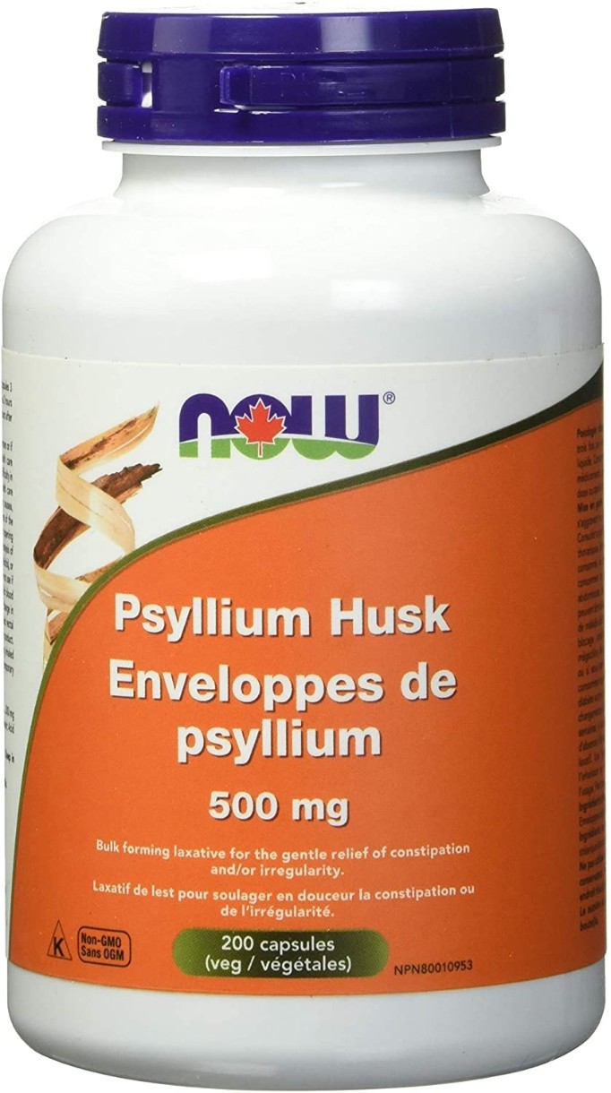 Витамины NOW Psyllium Husk 500mg 200cap