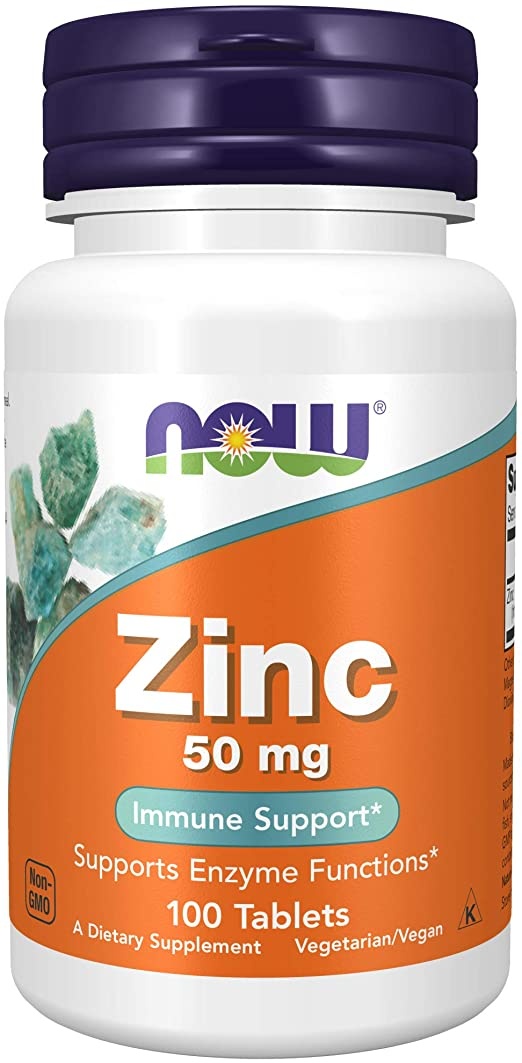 Vitamine NOW Zink Gluconate 50mg 100tab
