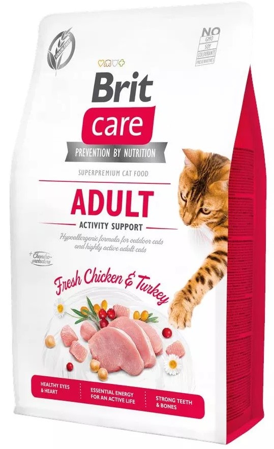 Сухой корм для кошек Brit Care Grain Free Adult Activity Support 2kg