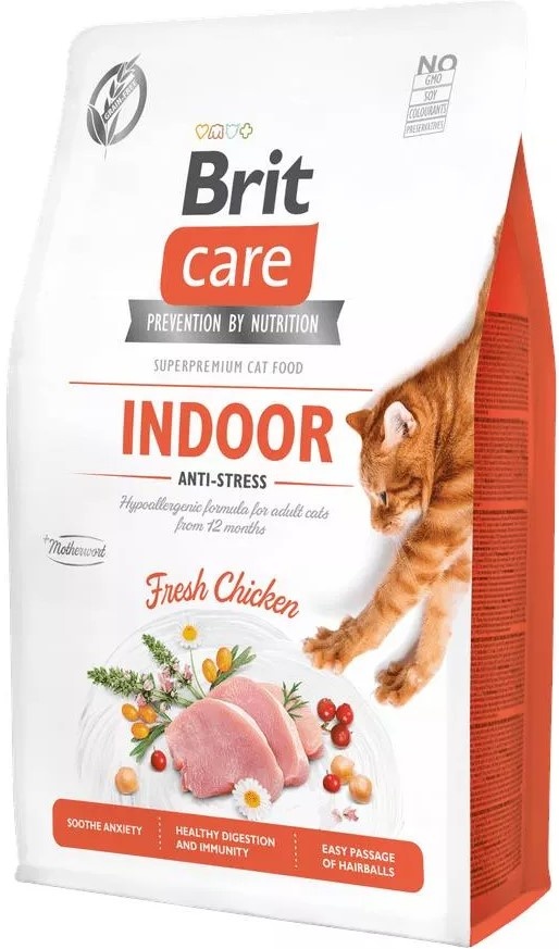 Сухой корм для кошек Brit Care Grain Free Indoor Antistress 7kg