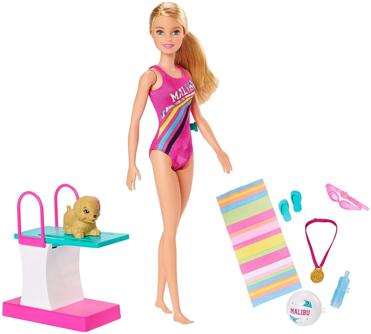 Păpușa Barbie Pool Training (GHK23)