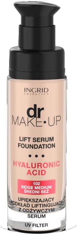 Тональный крем для лица Ingrid Dr. Make Up Lift Serum Foundation Porcelain
