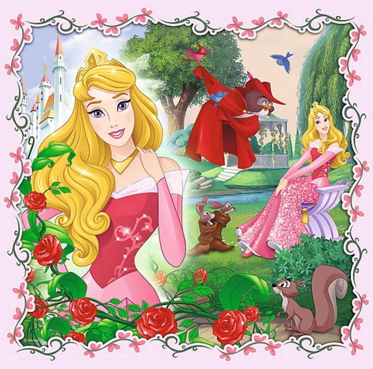 Puzzle Trefl 3in1 Rapunzel Aurora and Ariel (34842)