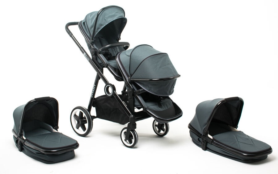 Carucior BabyZz Dynasty Grey + 2 landaus