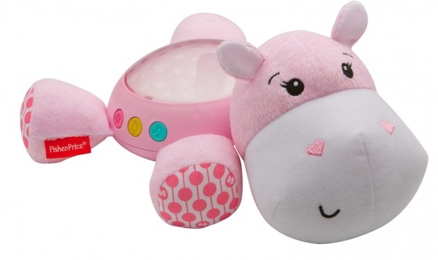 Lampă de veghe Fisher-Price Hippopotamus Pink (FGG89)