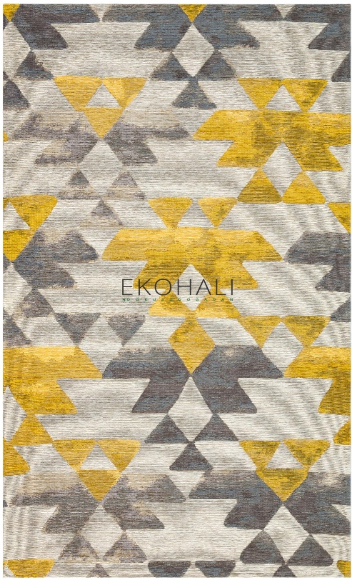 Covor Eko Hali Smart 11 Grey Yellow 1.60x2.30m