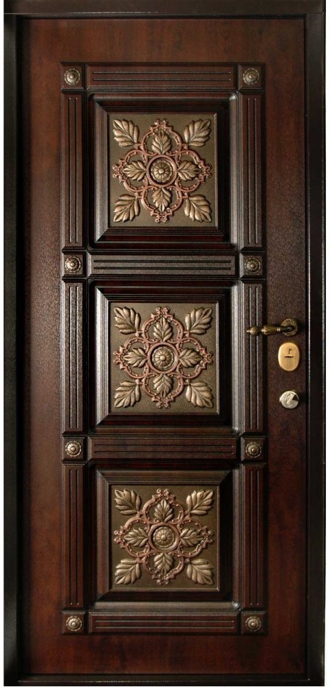 Входная дверь Lumea Fierului Maxima SG-11 Vinorit-Nussbaum (880x2050)