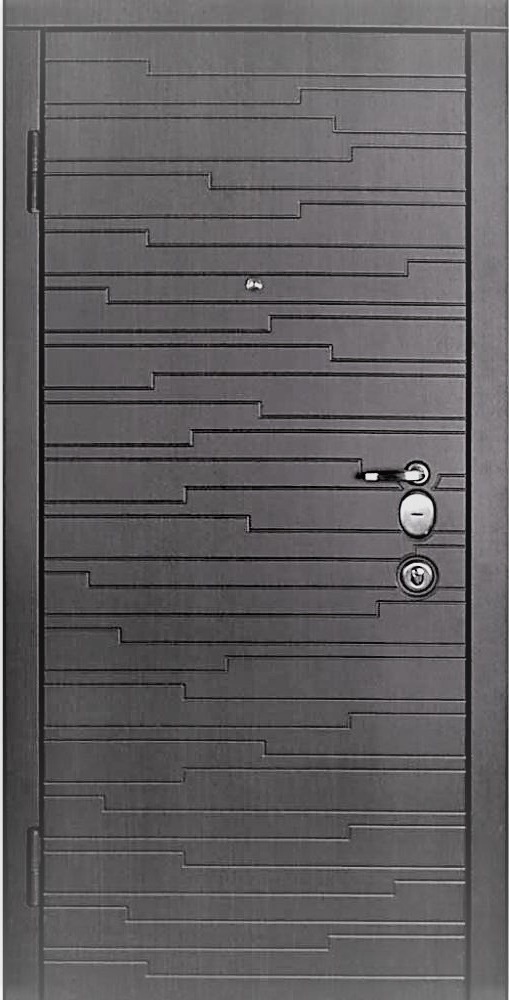 Входная дверь Lumea Fierului Resiste Acustica Wenge Gray Horizon (900x2040)