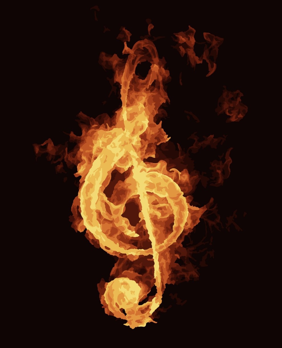 Tablou pe numere Artissimo The Key to Music 40x50cm (PN1420)