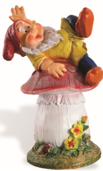 Figurina gradina ArtFigure Pitic pe amanita (5.436)