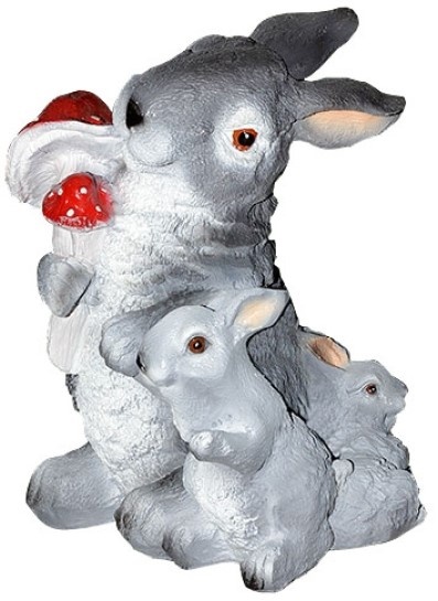 Figurina gradina ArtFigure Trei iepurasi (5.552)