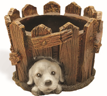 Figurina gradina ArtFigure Gardut cu catelus (4.126)