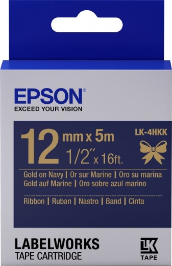 Panglică de satin Epson LK-4HKK (C53S654002)