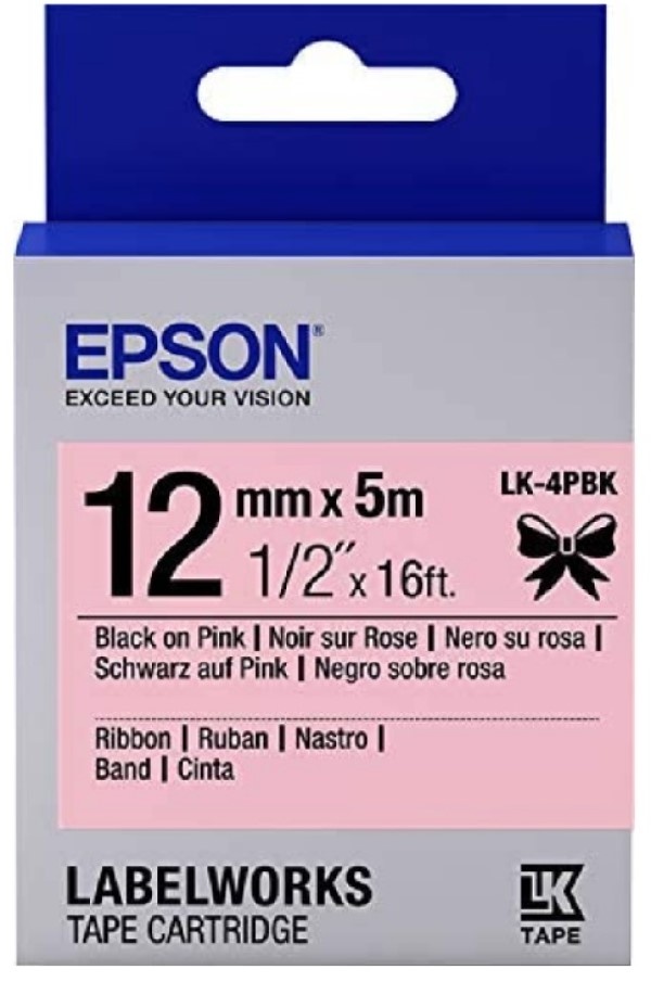 Сатиновая лента Epson LK4PBK (C53S654031)