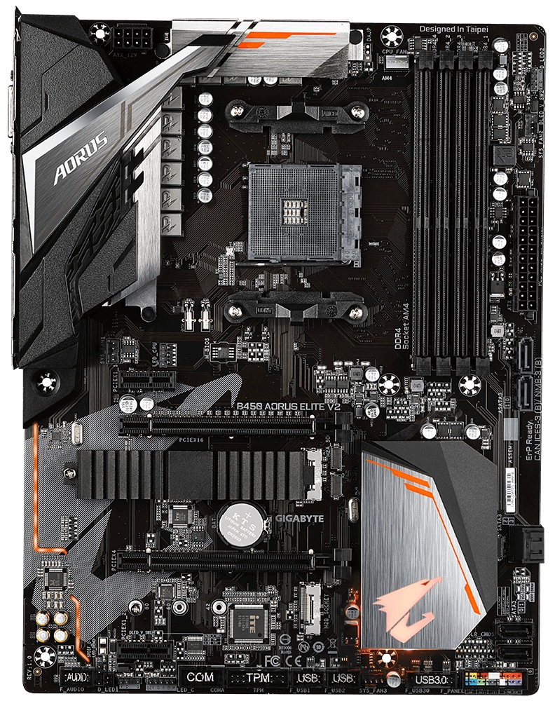 Gigabyte b450 aorus elite установка ssd m 2