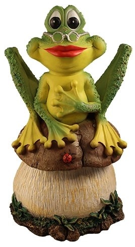 Figurina gradina ArtFigure Ropuha pe ciuperca (5.645)