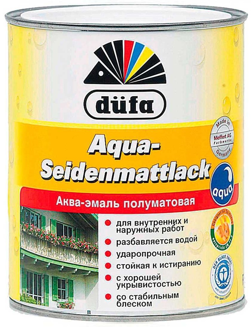 Vopsea Dufa Aqua-Seidenmattlack 2.5kg