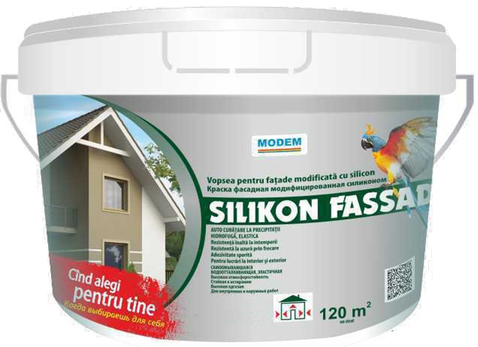 Краска Modem SILIKON FASSAD 14kg